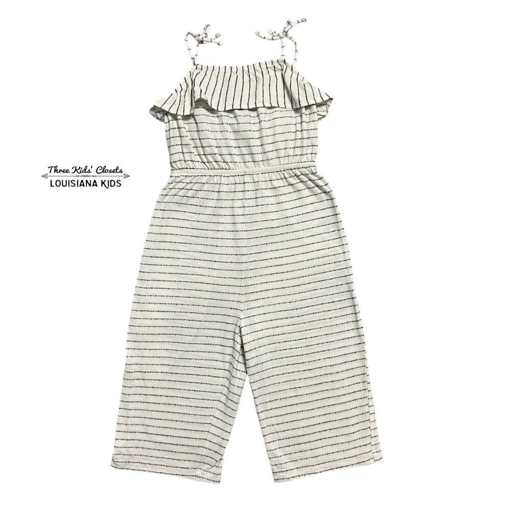 Art Class 3T Striped Ruffle Jumpsuit Romper